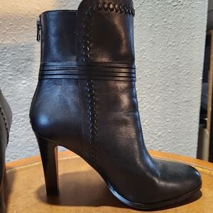 Coach Womens Soft Leather Jessie Tassel Zip Up Back Size 9 1/2 B